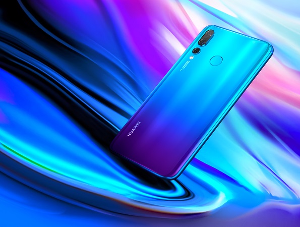 هاتف HUAWEI nova 4 الجديد جذّاب ومُتميّز